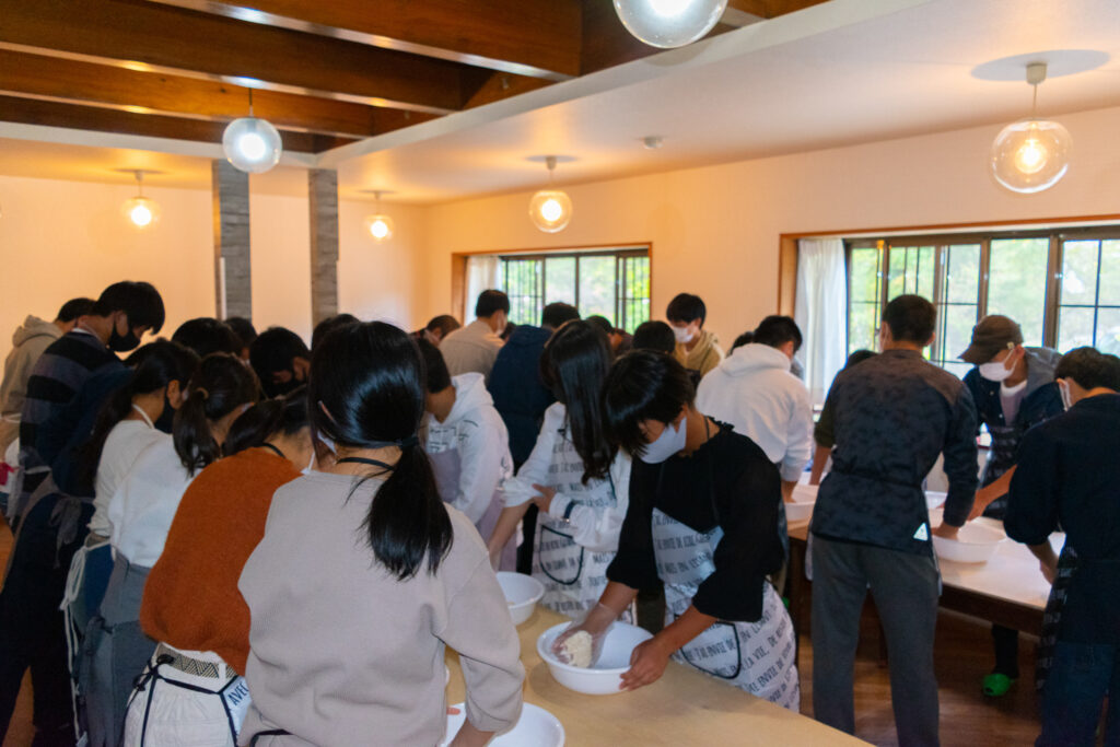 うどん作り体験