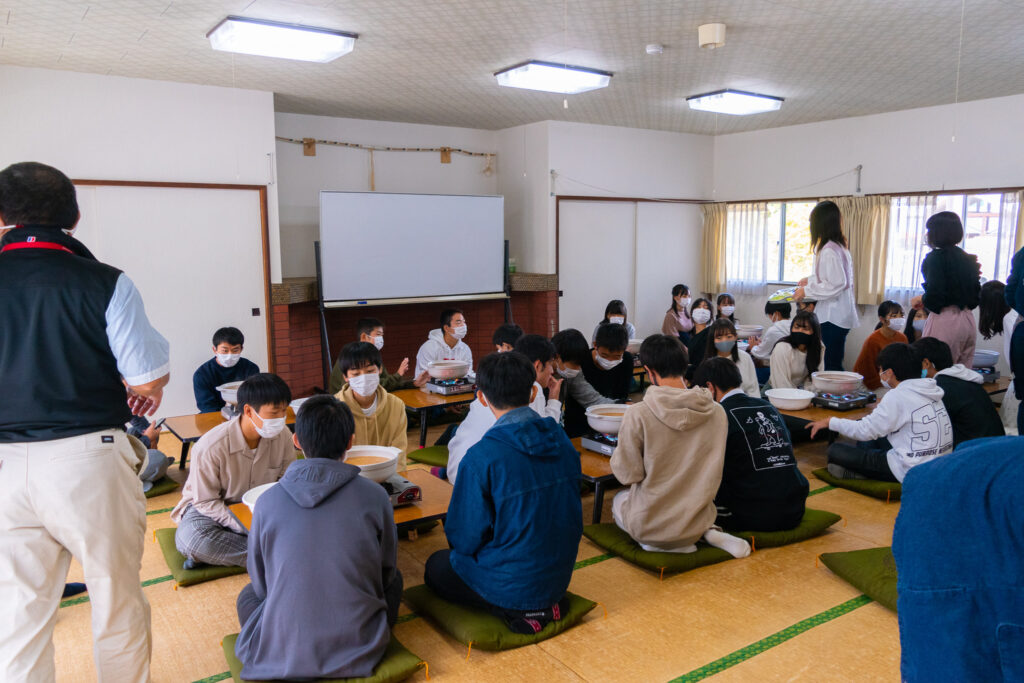 うどん作り体験
